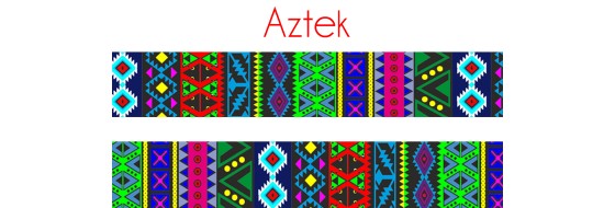 Adresatka kosteczka 4cm Aztek