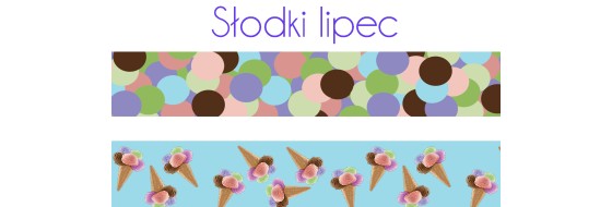 Adresatka kosteczka 4cm Słodki lipiec