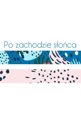 Klasyczna smycz miejska Po zachodzie słońca